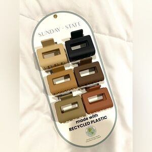 SUNDAY STATE HAIR CLIPS